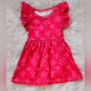 Pink fancy girl dress